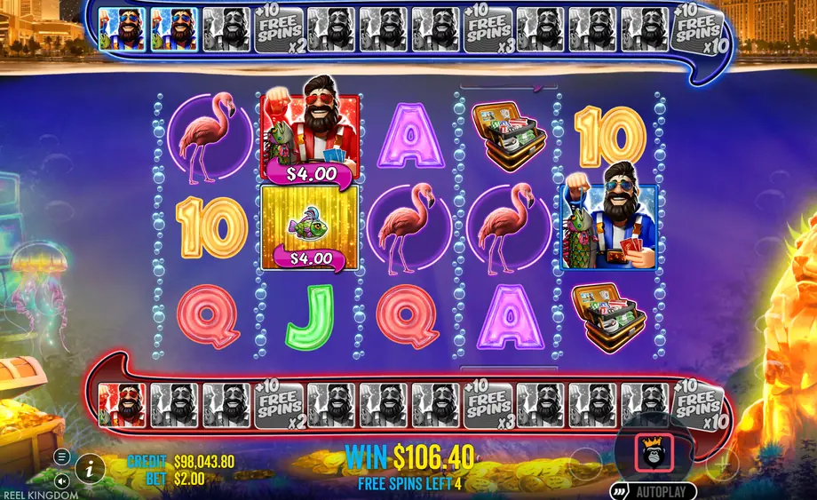 Big Bass Vegas 1000 giros gratis con pescador rojo y pescador azul y sus dos medidores de progreso